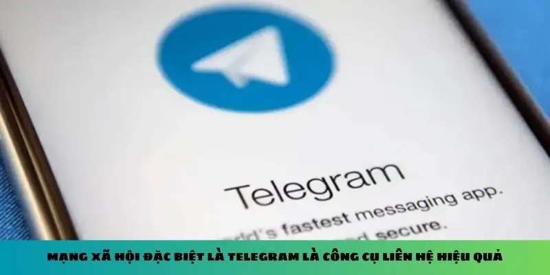 Mạng xã hội đặc biệt là Telegram là công cụ liên hệ hiệu quả